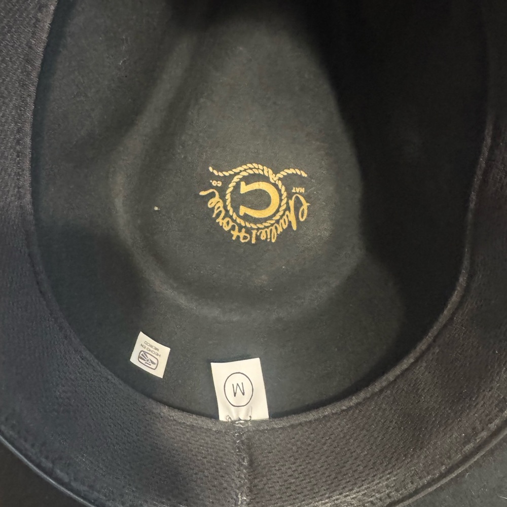 SET OF 2 Charlie 1 Horse Hat Black and Tan Wide Brim Hats - Picture 6 of 6